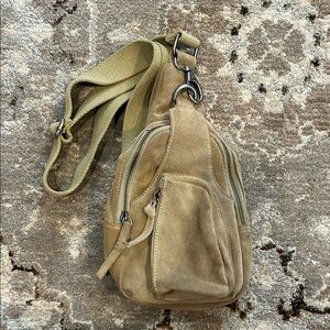 Free People Hudson Suede Sling Bag